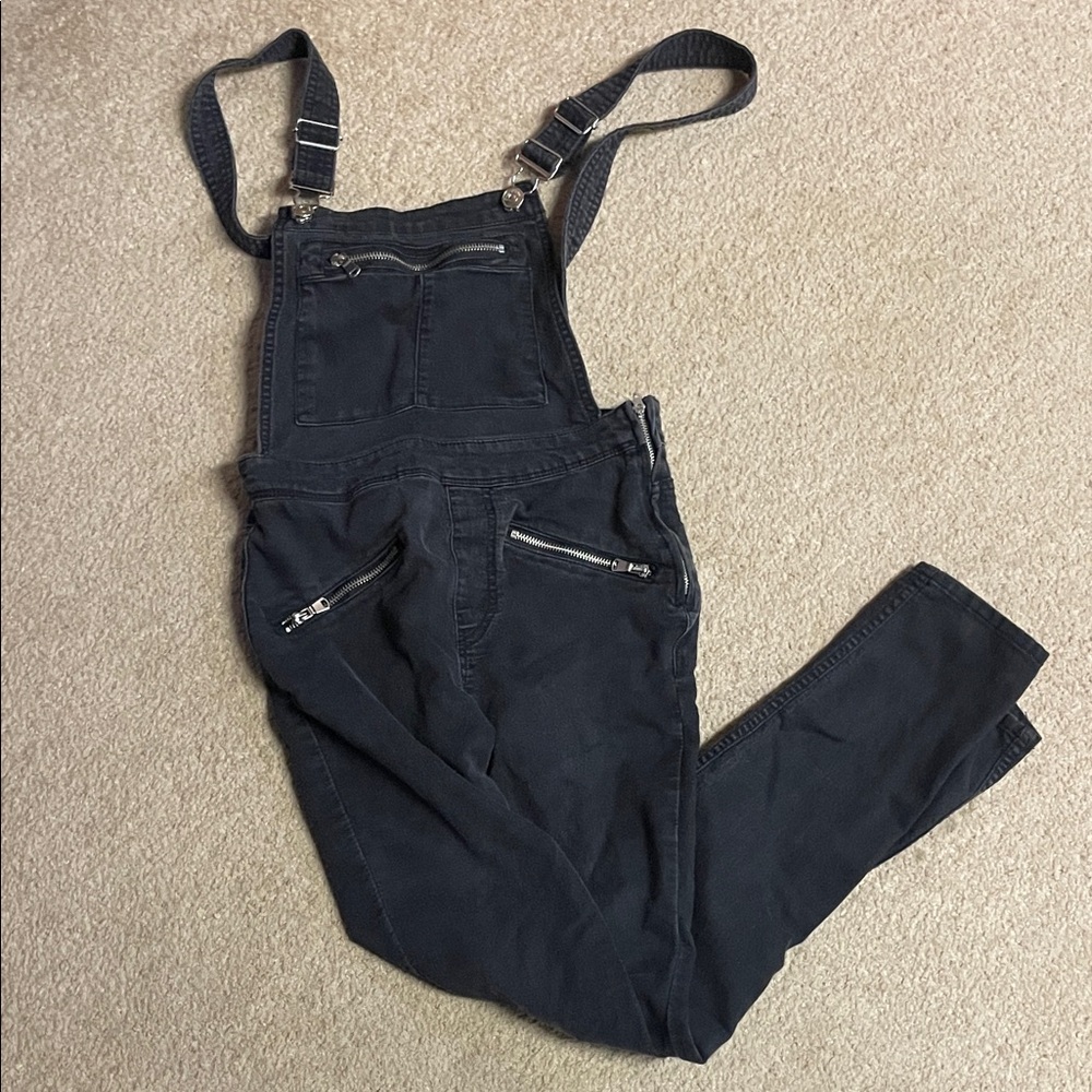 H&M Black Women's Denim Overalls